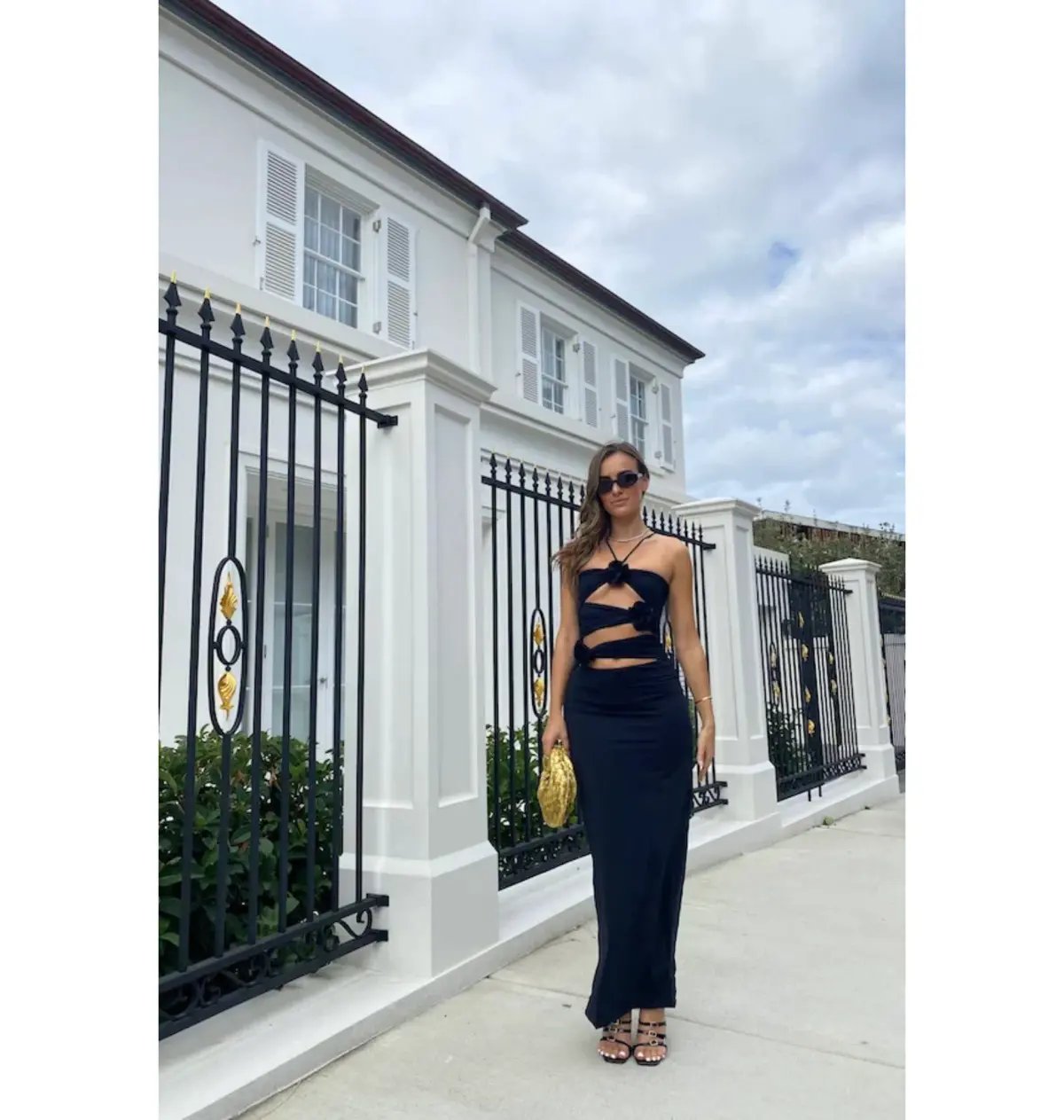 Maygel Coronel Veranera Dress Black Size AU 10 photo 2