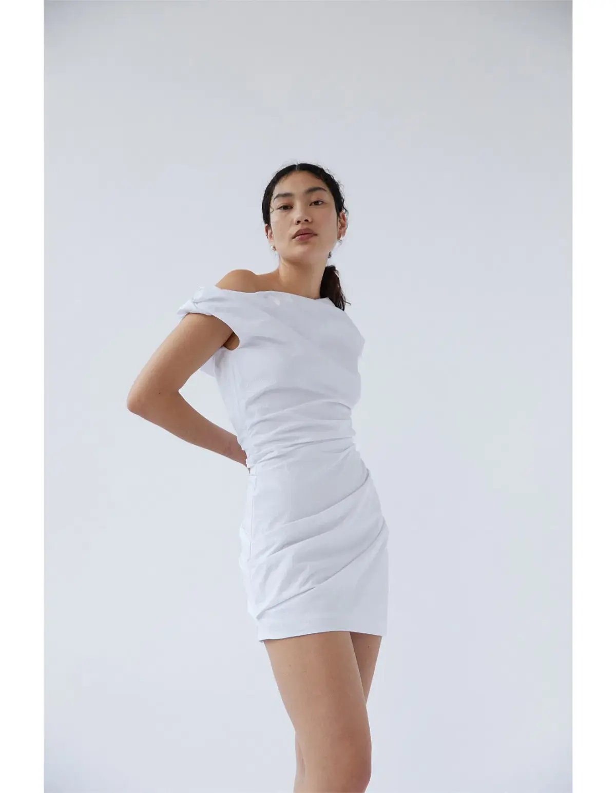 Paris Georgia Remmy Mini Dress White Size L / AU 12 photo 2