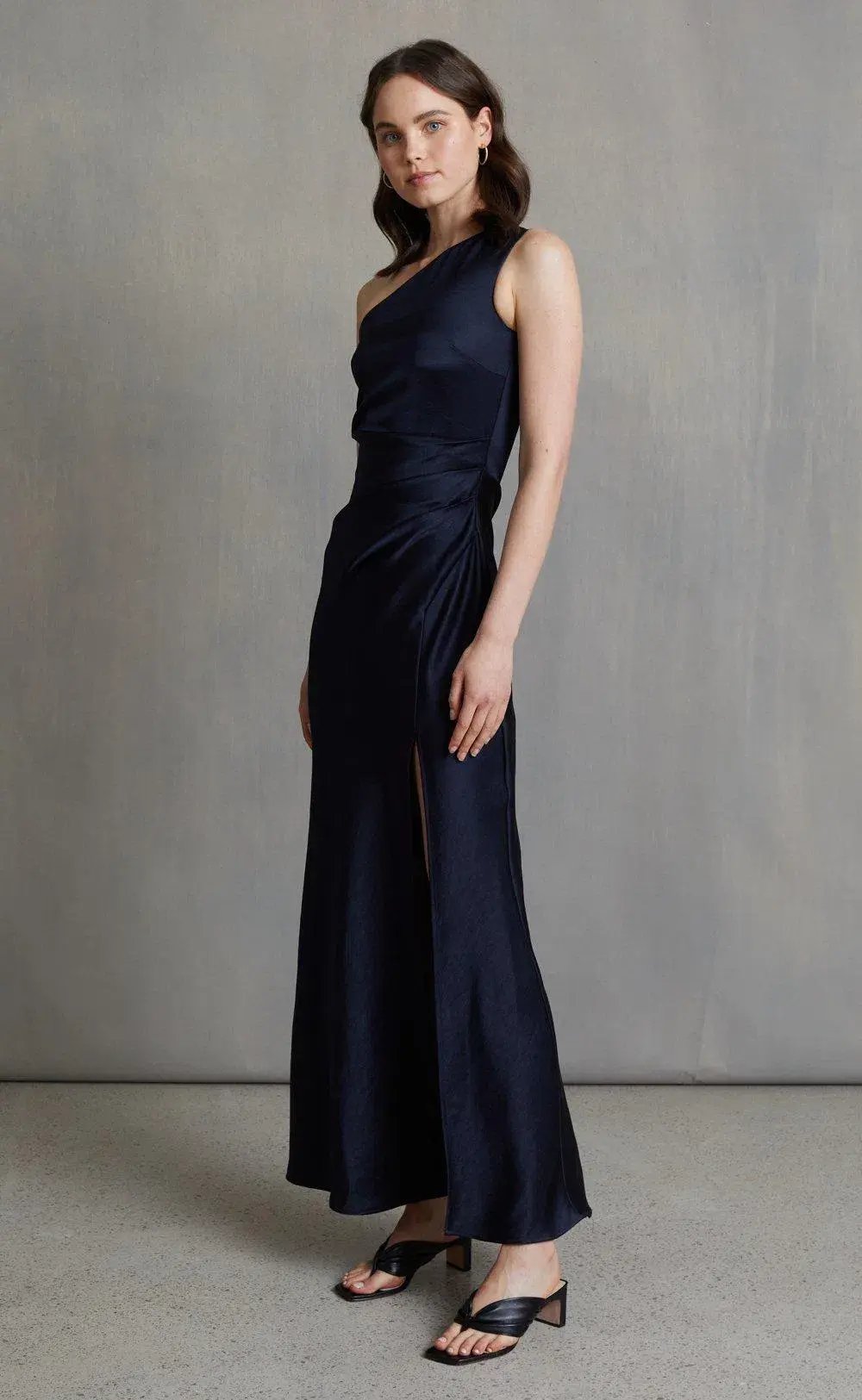 Bec & Bridge The Dreamer Asym Dress in Ink Navy Size 10 photo 2