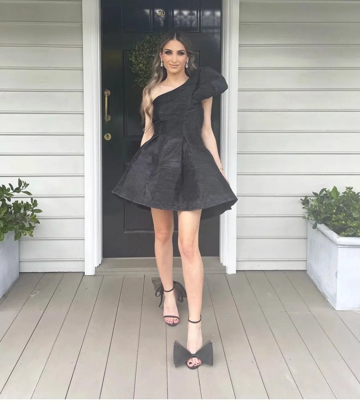 Rachel Gilbert Angus Mini Dress Black Size AU 12 photo 3