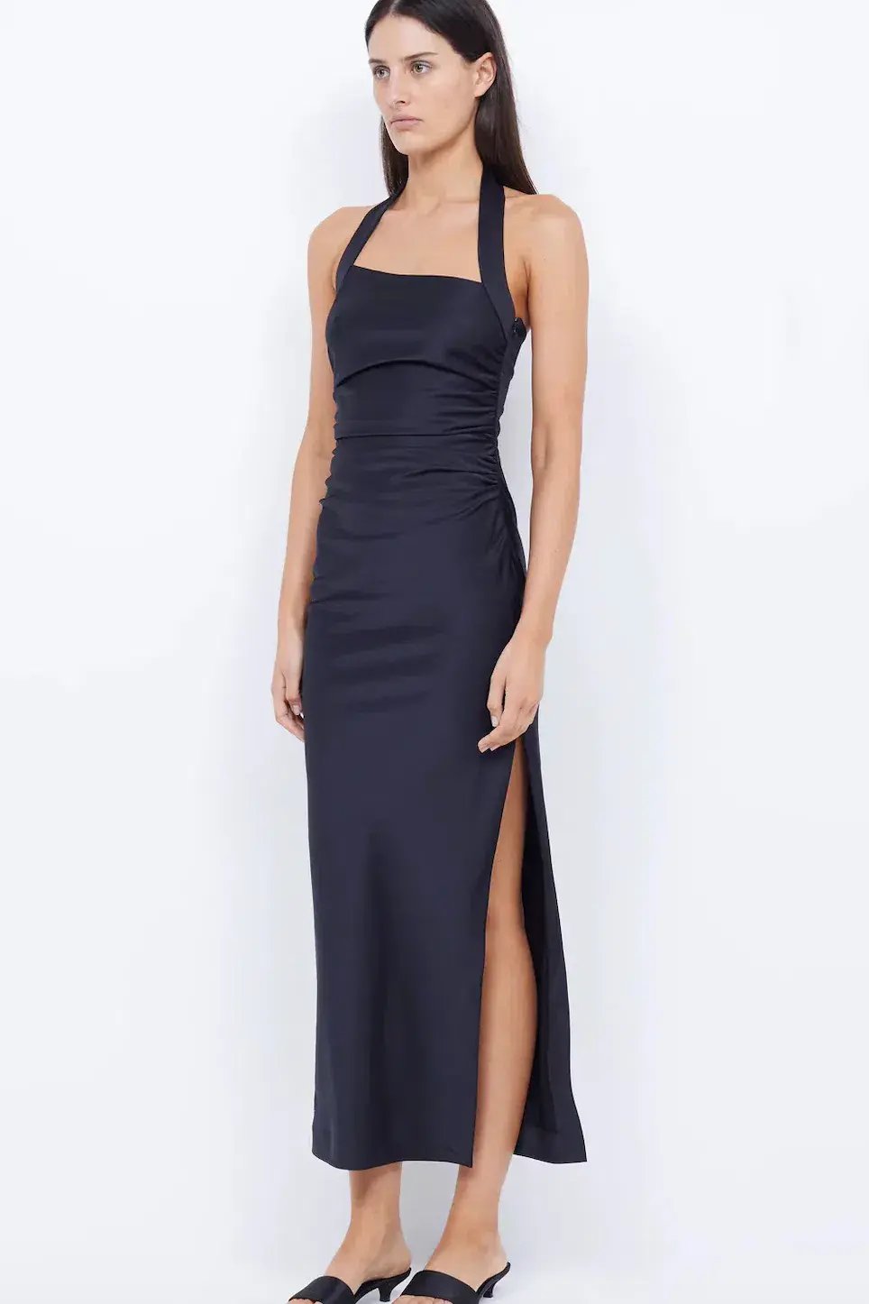 Bec & Bridge Ula Asym Maxi Dress Black Size 8 photo 2
