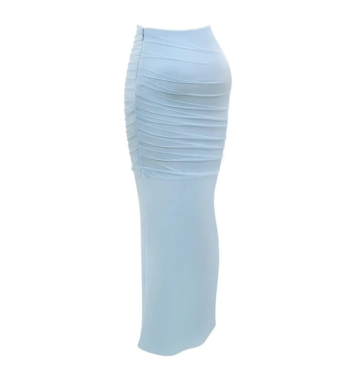House Of CB Set Hallie Strapless Corset With Neck Scarf & Cassidy Fluted Hem Maxi Skirt Bluebell  Size L/AU 12 photo 8