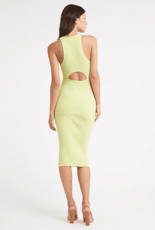 Kookai Lola Luna Cut Out Dress Green Size 10 photo 2