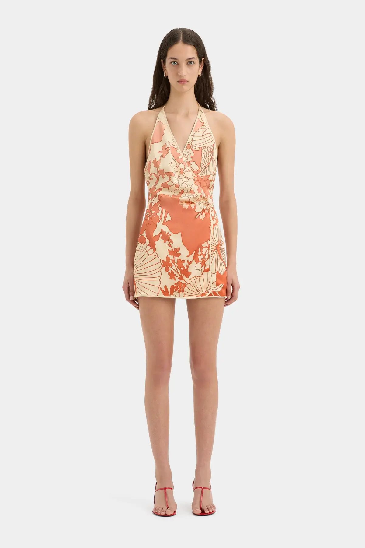 Sir The Label Como Twist Mini Dress Floral Size 1/ AU 8 photo 4