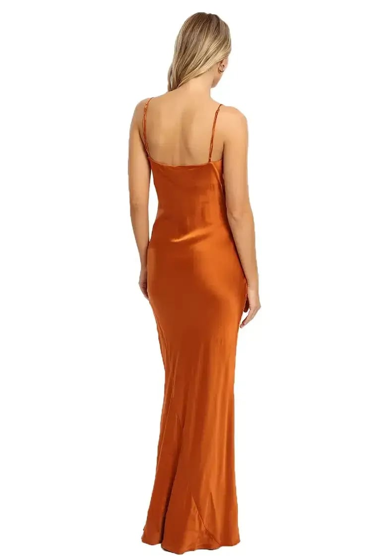 Nicholas Simone Dress in Copper Size 8 photo 3