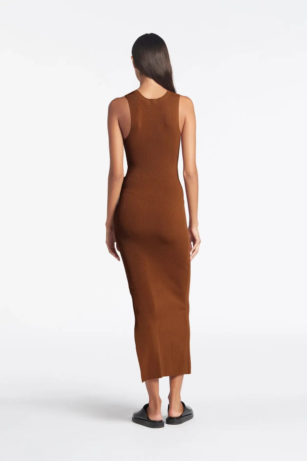 Sir the Label Hazel Josephine Sleeveless Dress in Brown Size 0 photo 5