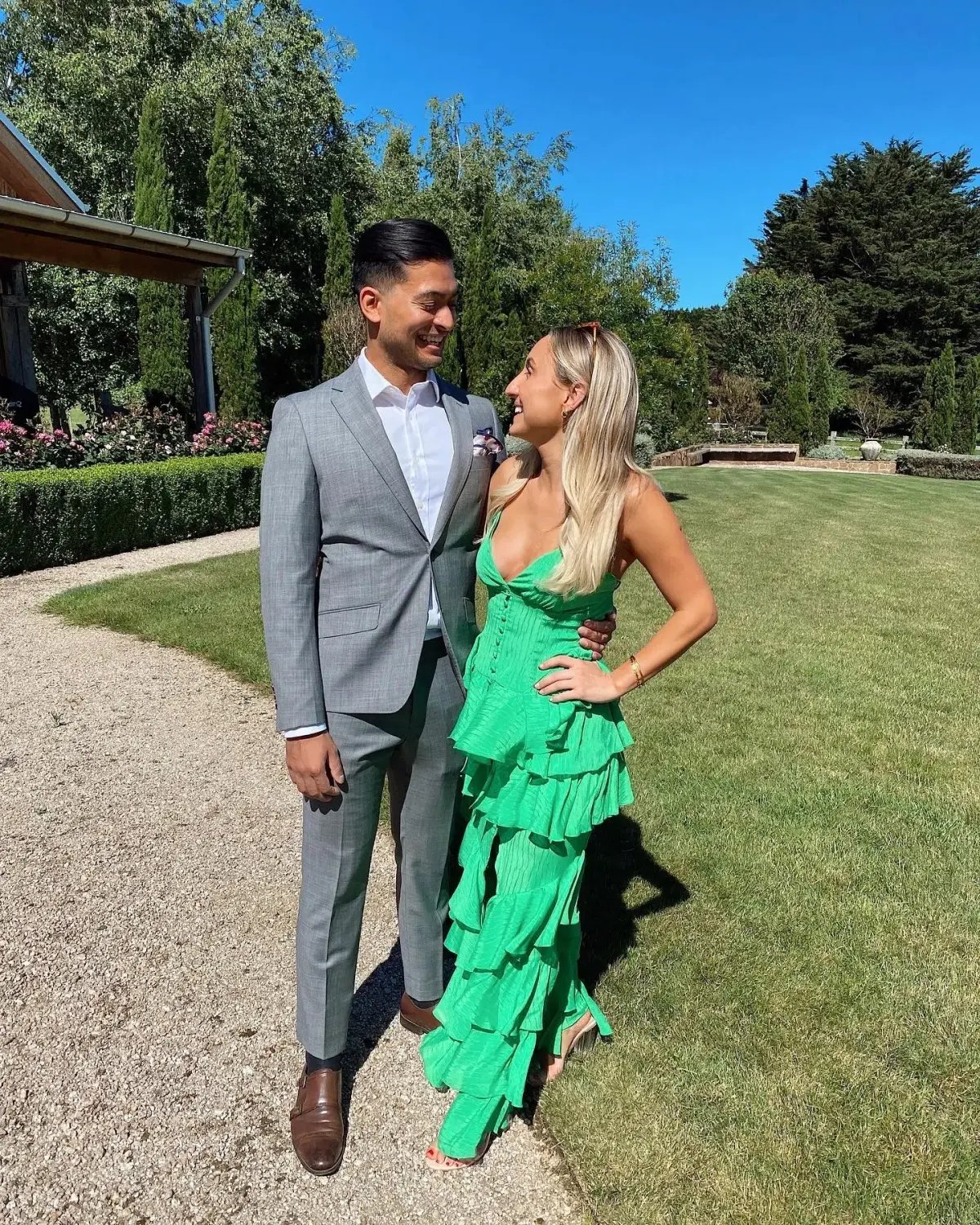 Barcelona Maxi Dress Emerald Green Size AU 6 photo 5