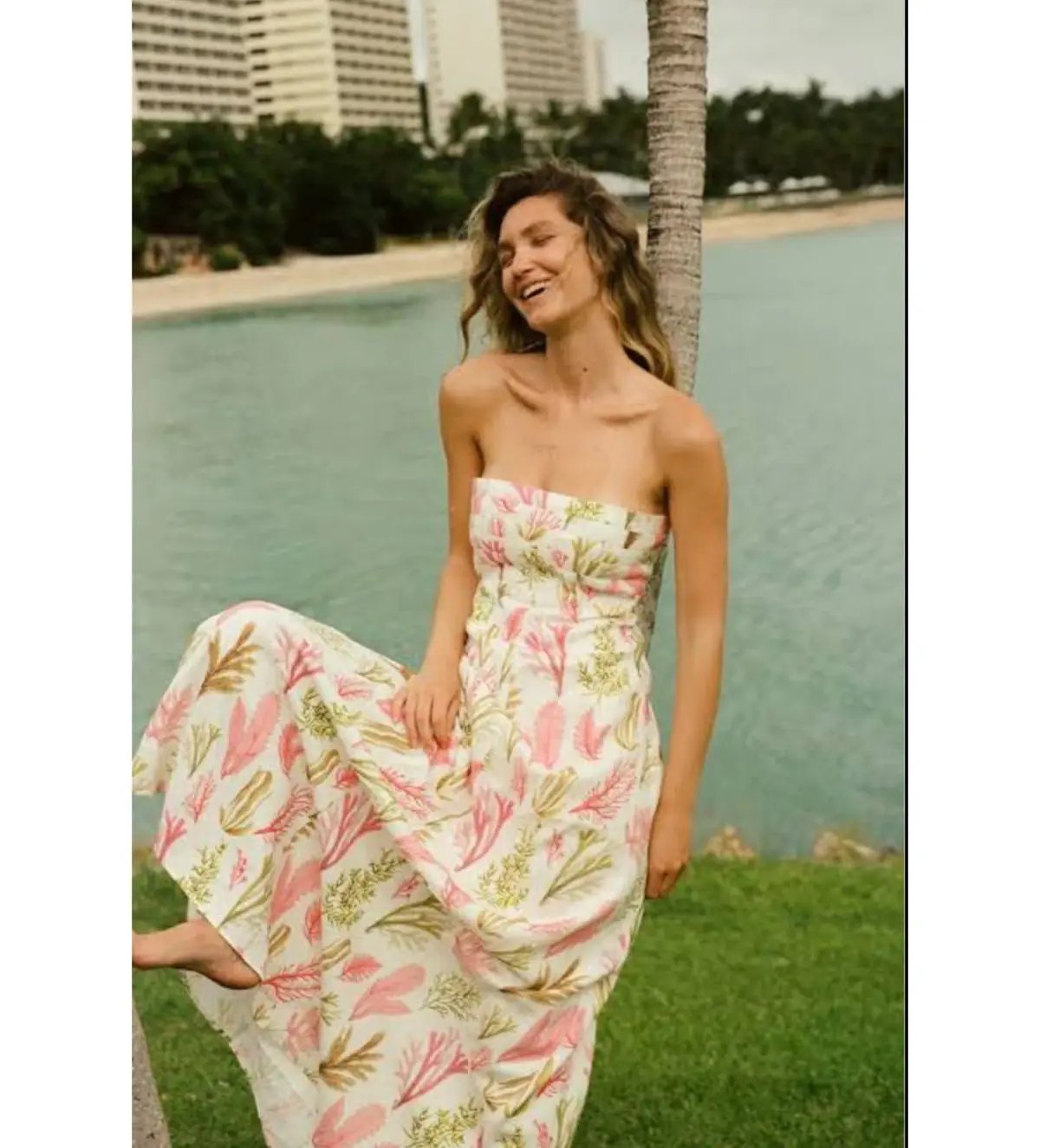 Palm Noosa Primrose Maxi Dress Floral Size 12 photo 3
