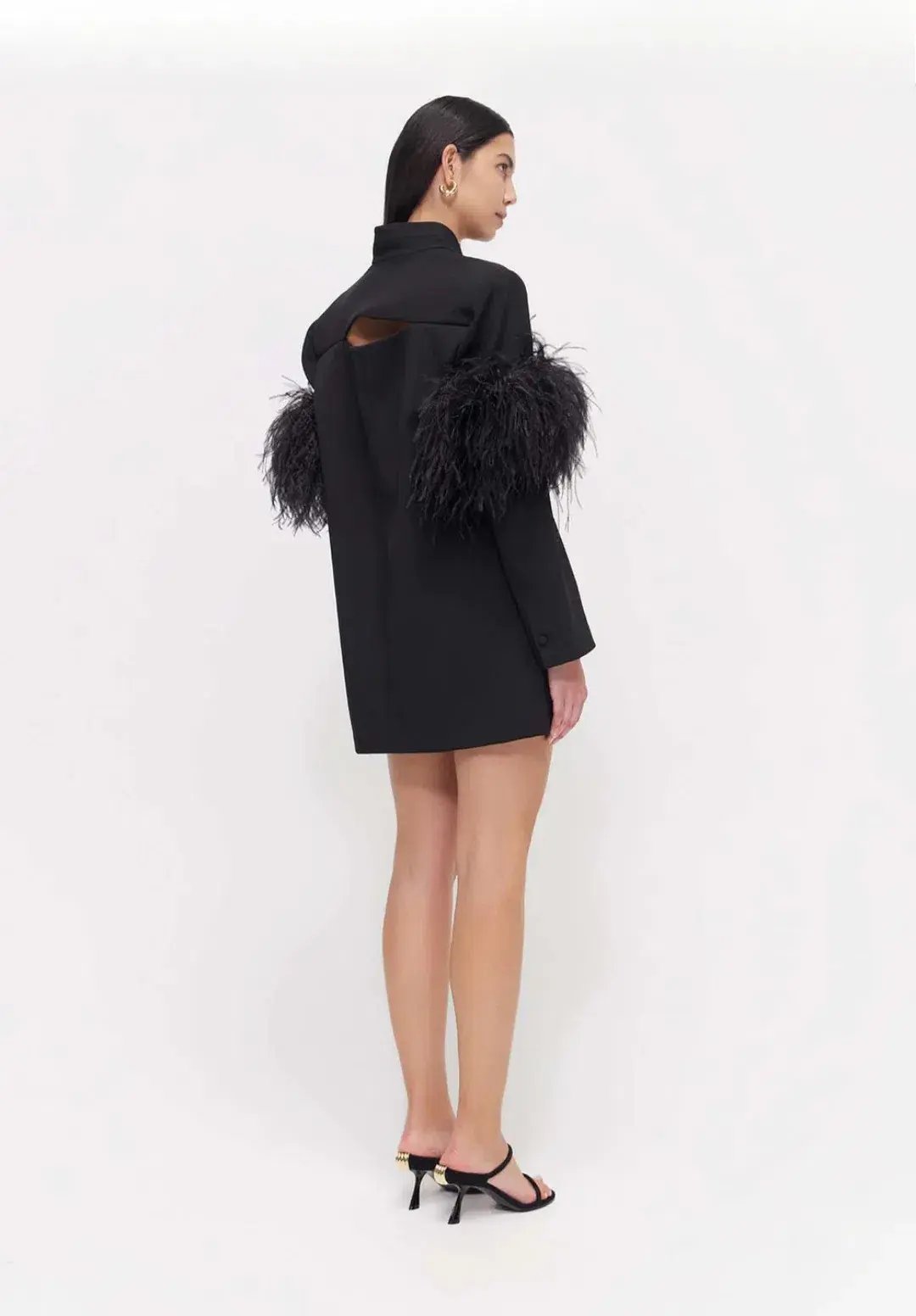 Rachel Gilbert Dani Jacket Mini Dress Black Size XS / AU 6 photo 3