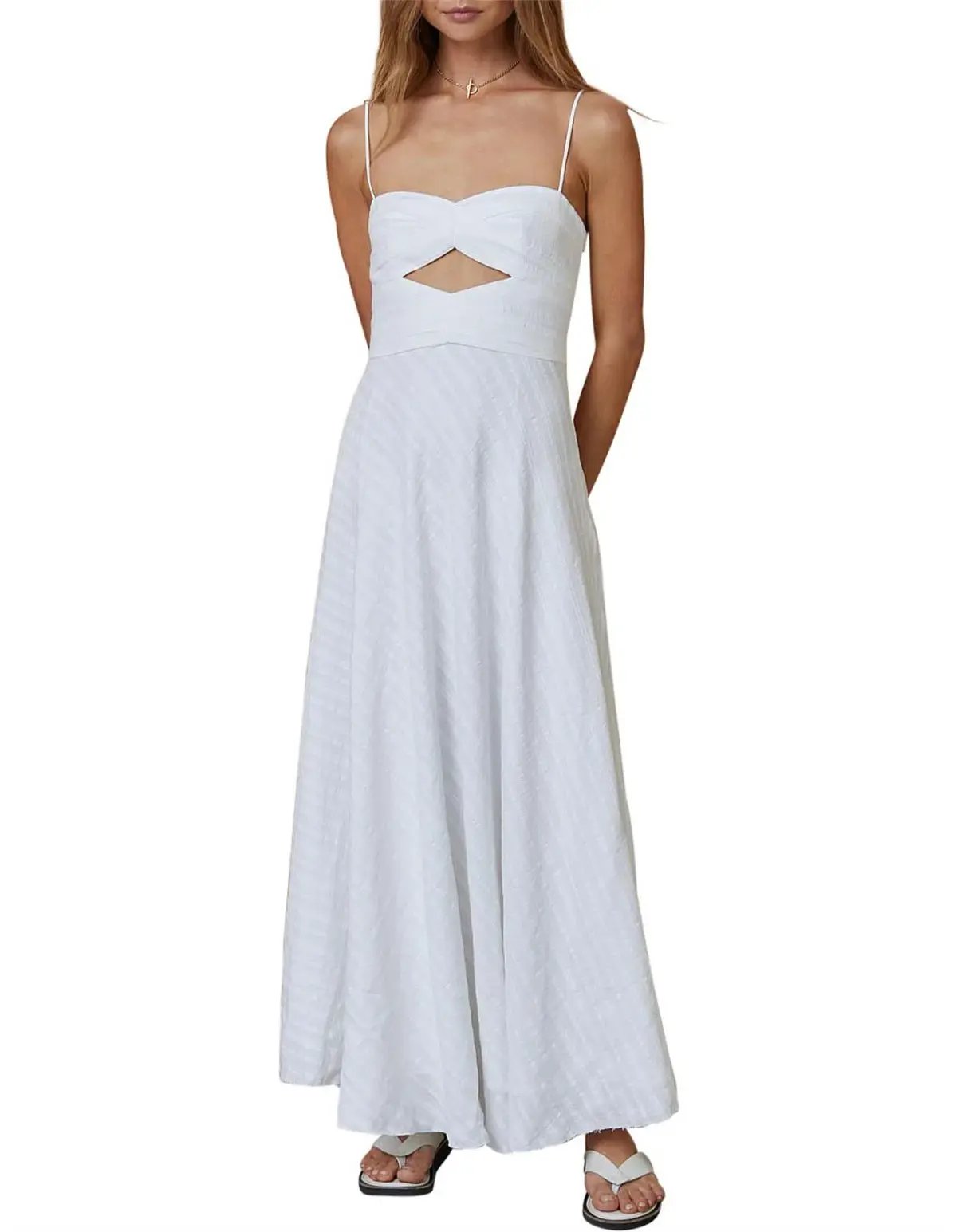 Bec and Bridge Provincial Maxi White Size 6 photo 3