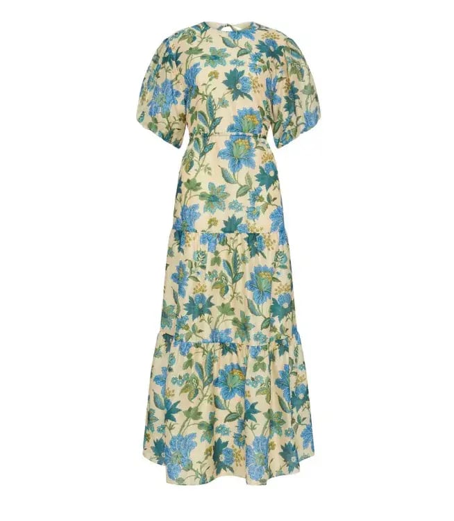 Sir the Label Celia Open Back Midi Dress Floral Size 6 photo 3
