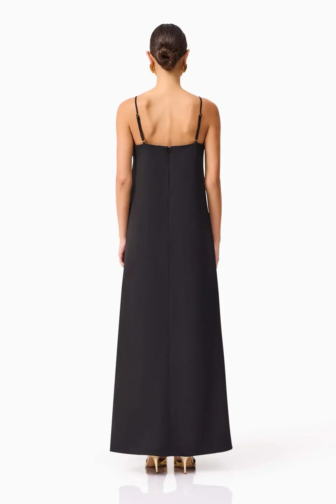 Elliatt Buttercup Embroidered Maxi Dress size 8 Black photo 2