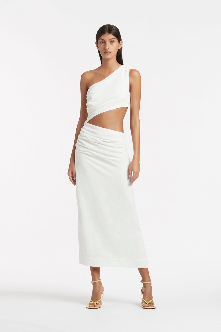 Sir The Label Clemence One-Shoulder Midi Dress photo 2