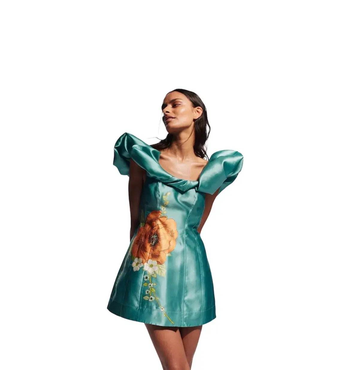 Alemais Regent Jade Mini Dress Size AU 10 photo 3