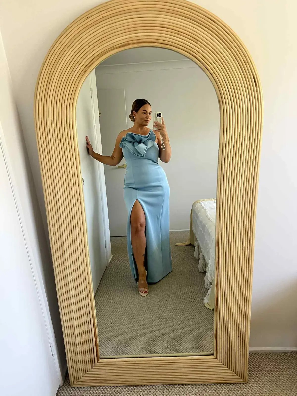 Tojha Fleur Dress Blue Size 14 photo 2
