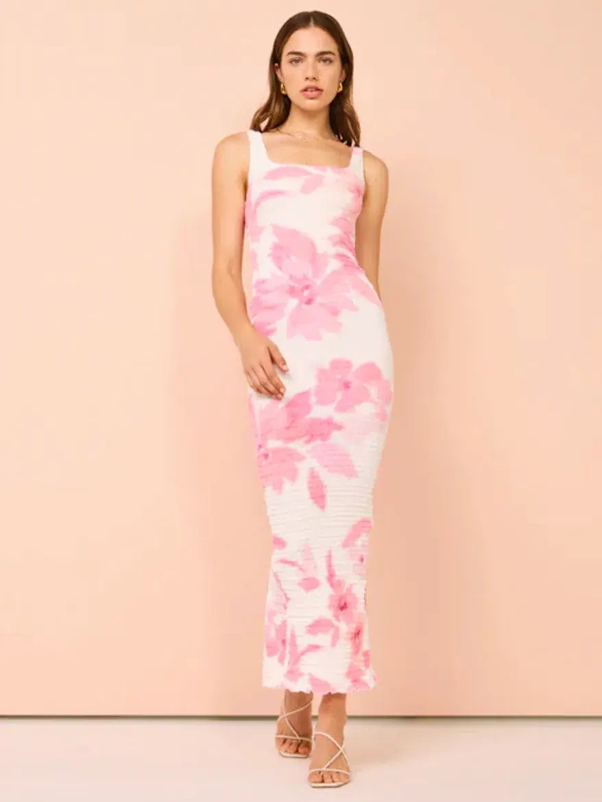 L'Idee Cruise MIdi Dress White Floral Size XS / AU 6 photo 2
