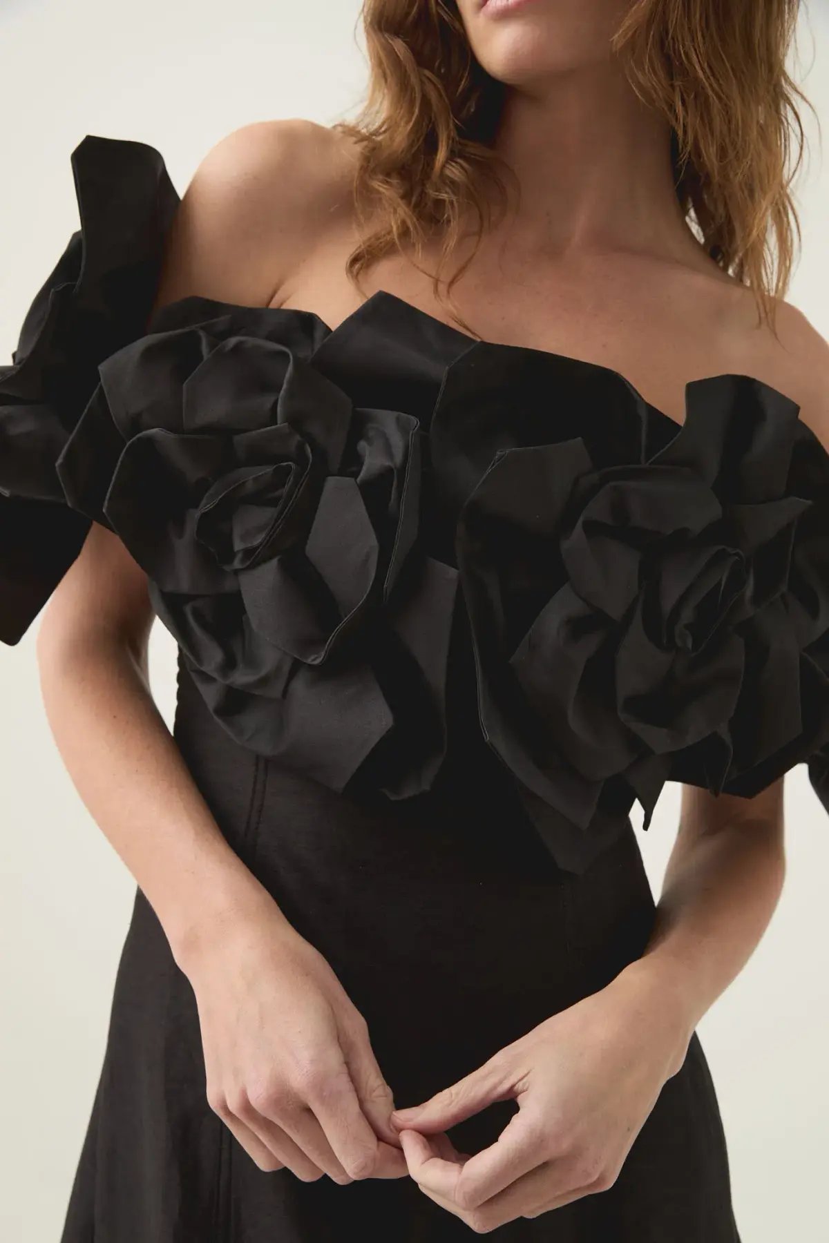AJE Etta Midi Dress Black Size Au 12 photo 4