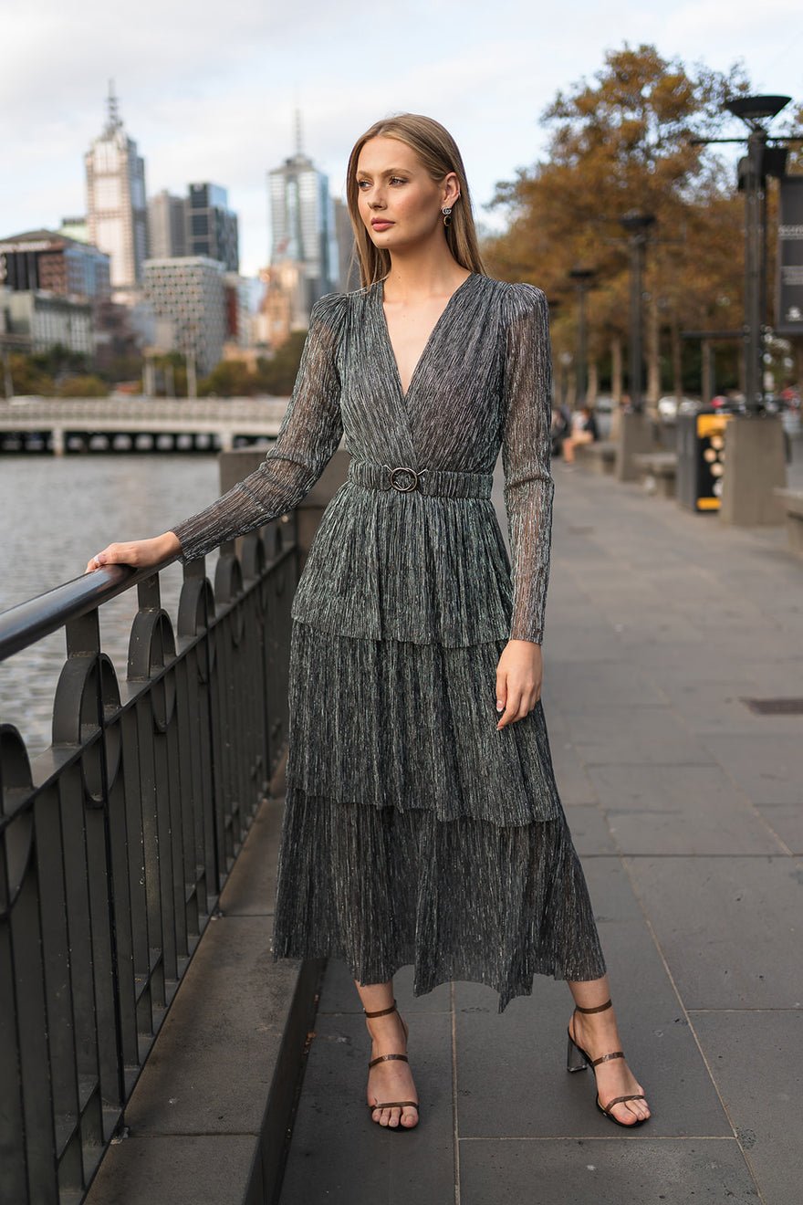 Sheike All That Sparkles Dress - Bronze photo 2