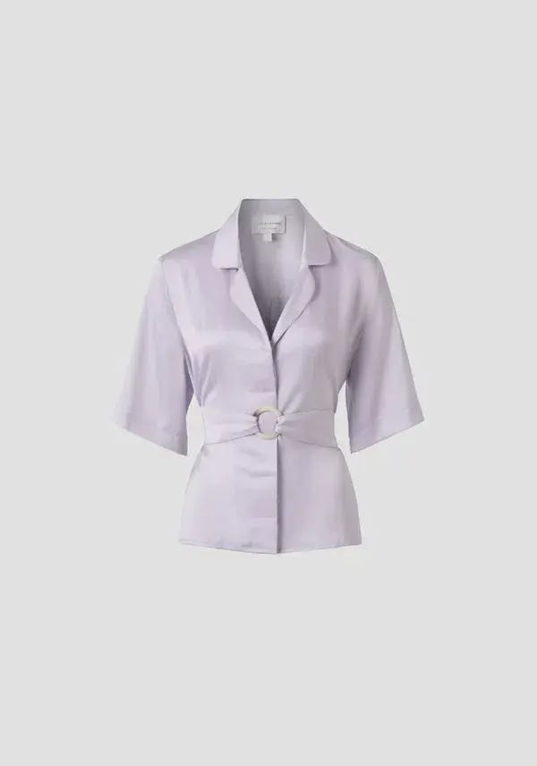 Viktoria and Woods Odyssey Shirt w/ Belt Lavender Size 00 / AU 4 photo 4