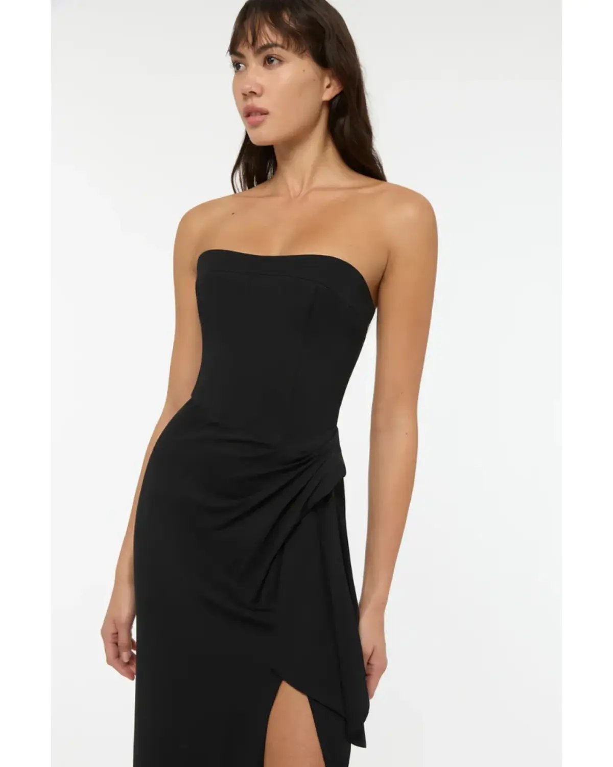 Manning Cartell Asymmetrical Games Gown Black Size AU 8 photo 2