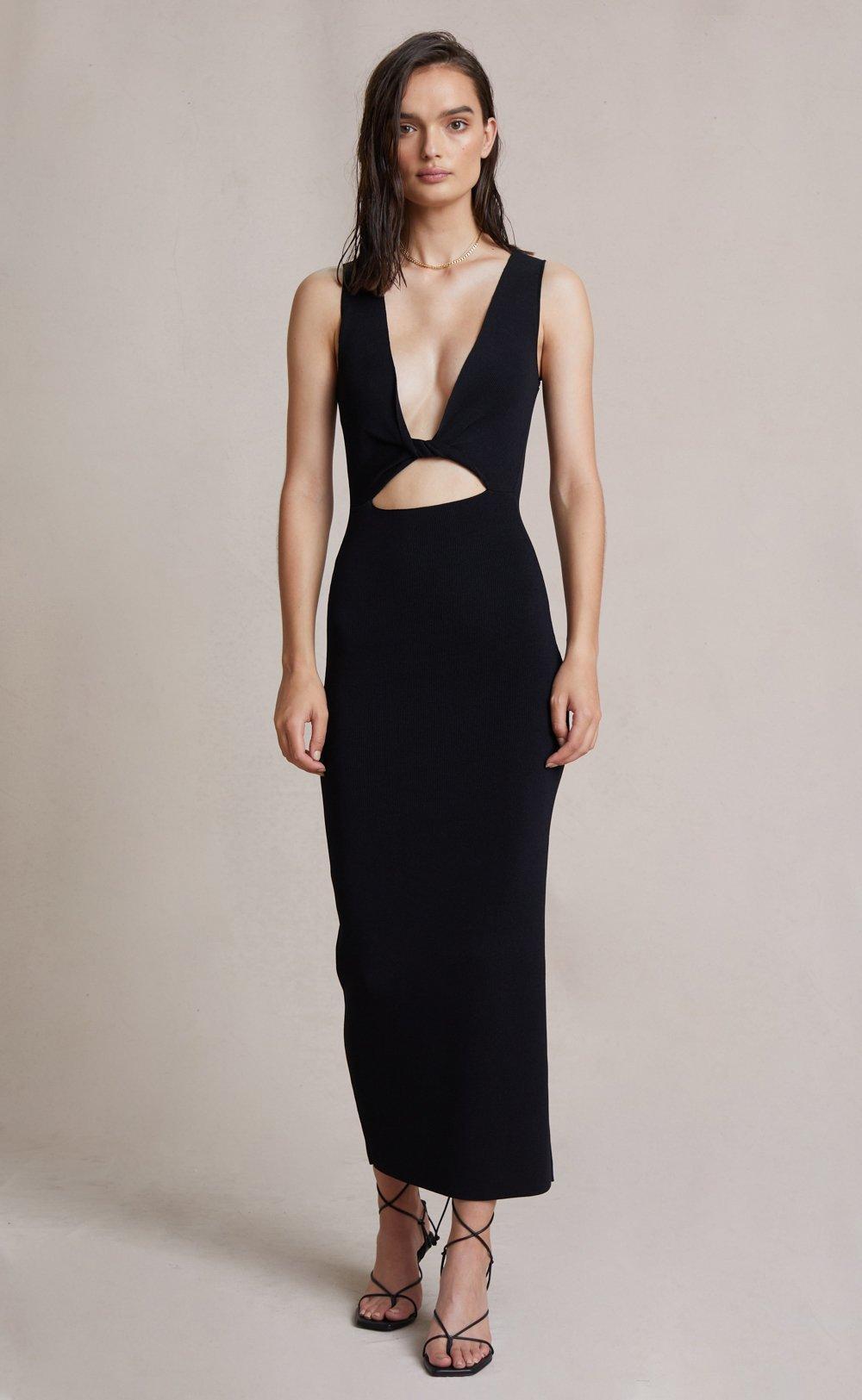 Bec & Bridge Sorbet Summer Midi Dress Black Size 8 photo 3
