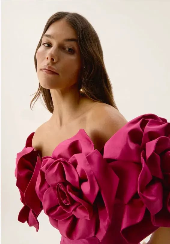 Aje Etta Gown Pink Size AU 10 photo 2