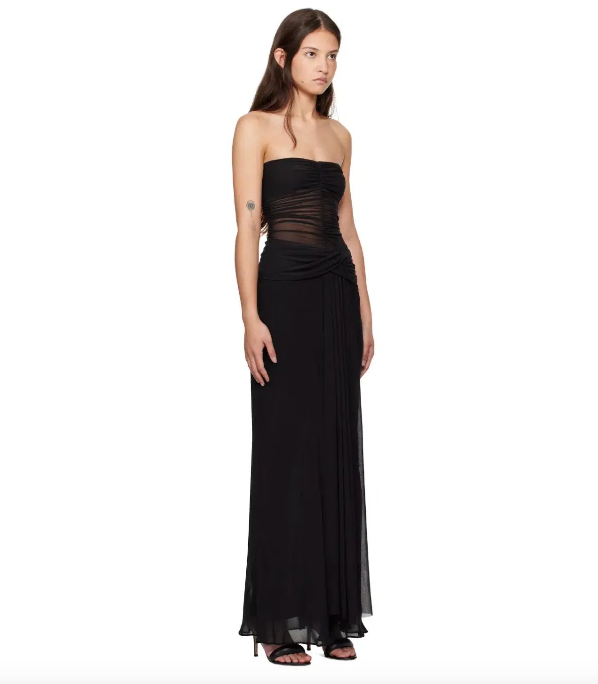Bec & Bridge Noemi Strapless Dress in Black Size 8 photo 4