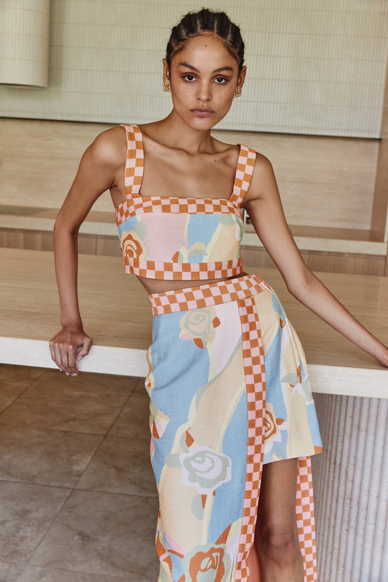 C/MEO COLLECTIVE REPLICA COOL OFF TOP - CABANA FLORAL photo 4
