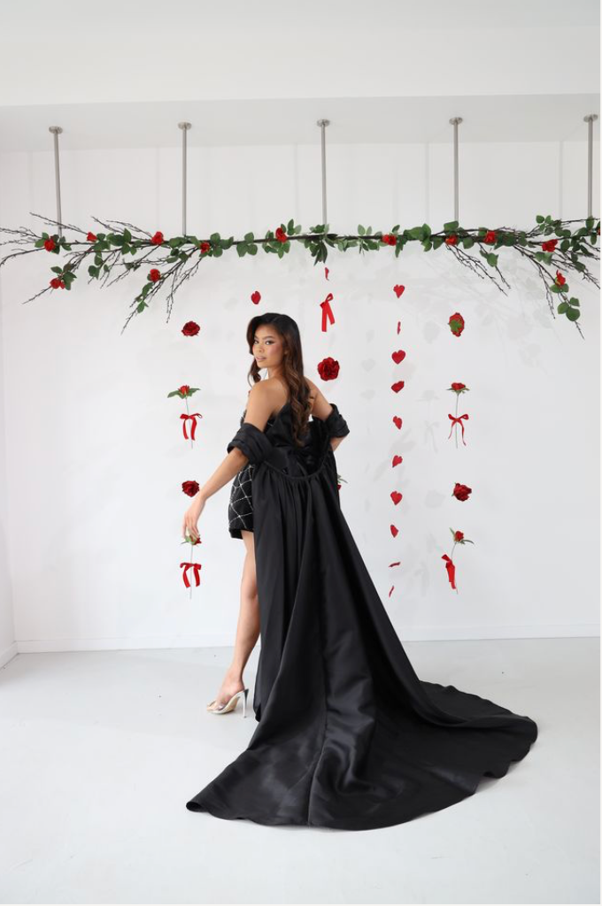 MACCHIATO CAPE BY MY SECRET WARDROBE BLACK photo 6