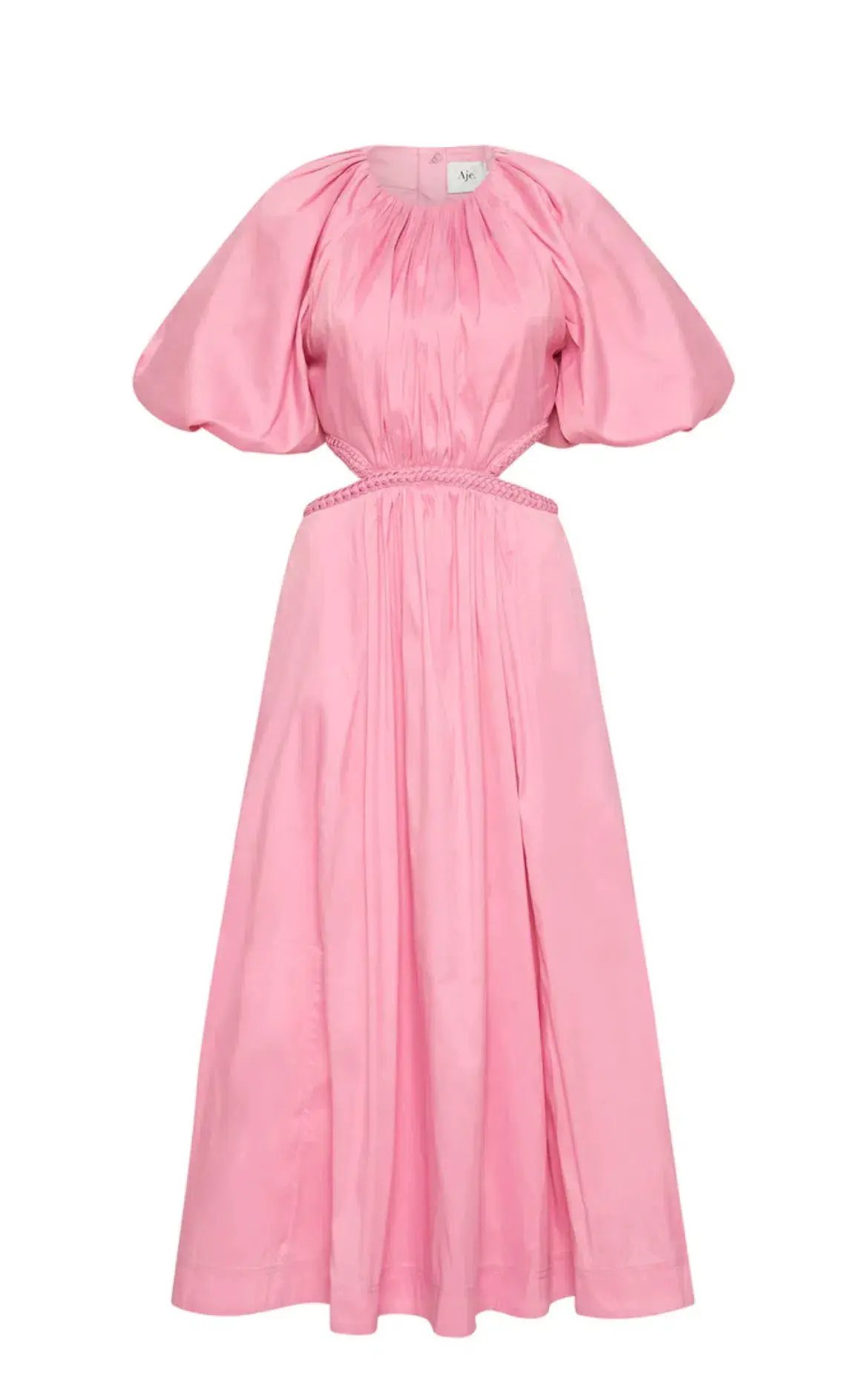 Aje Capucine Puff Sleeve Midi Dress Pink Size 6 / XS photo 9
