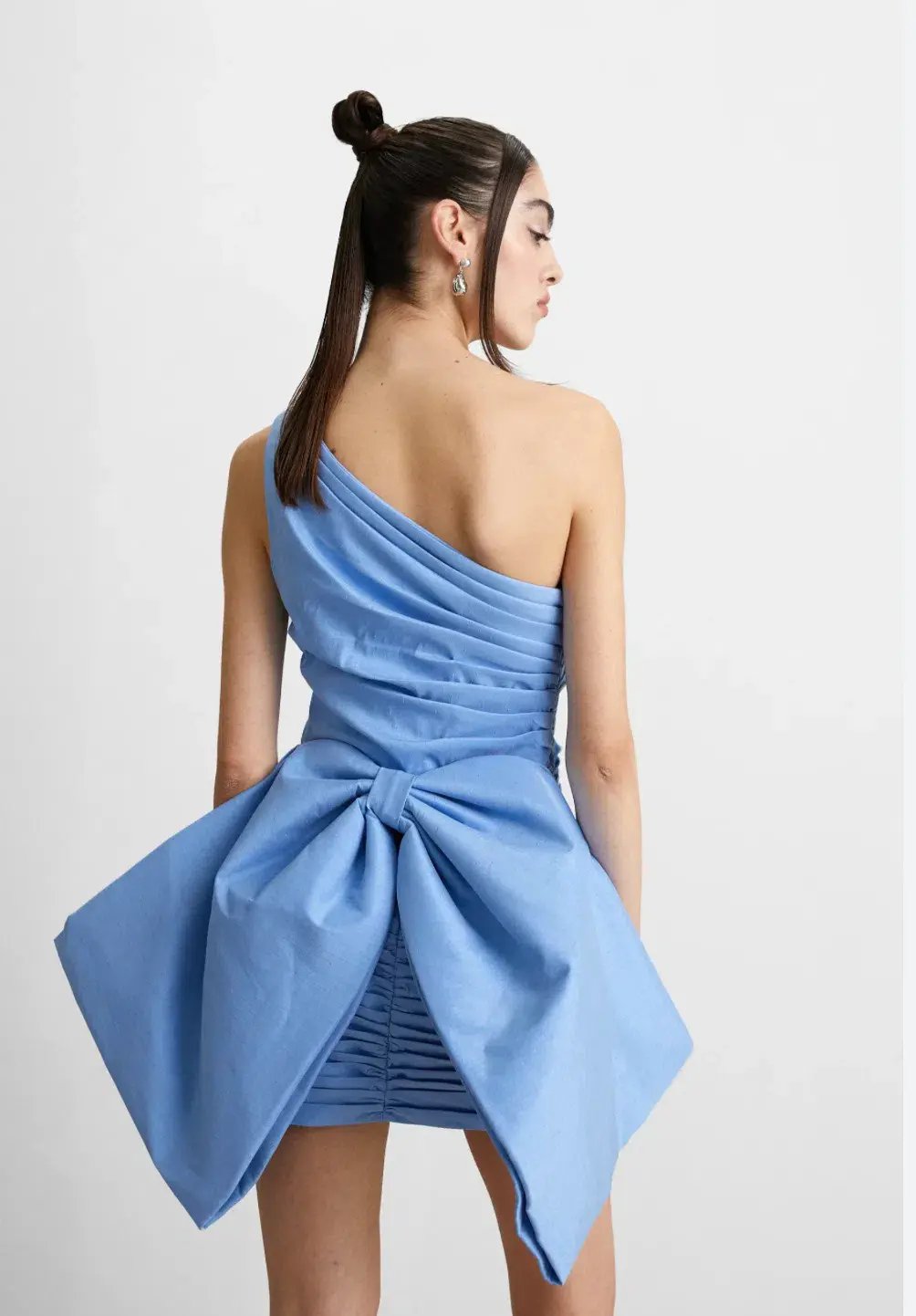 Rachel Gilbert Marco Mini Dress Blue Size 2 / AU 10 photo 3