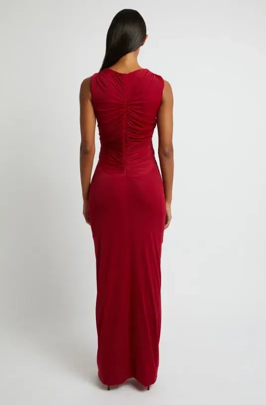 Christopher Esber Venus Tank Dress Cherry Size 10 photo 3
