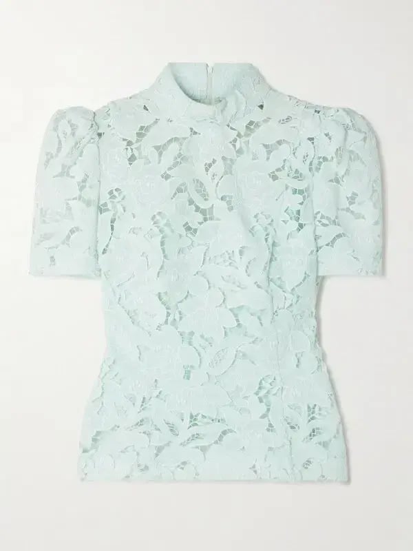 Zimmermann natura lace top and skirt in green size AU  10 photo 3