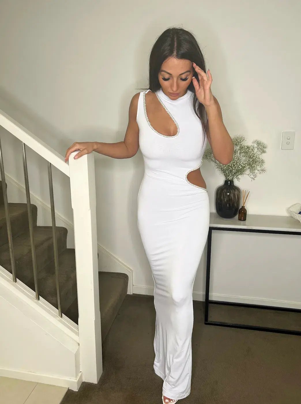 Ivona Skelo Vivia Dress White  Size 6/XS photo 2