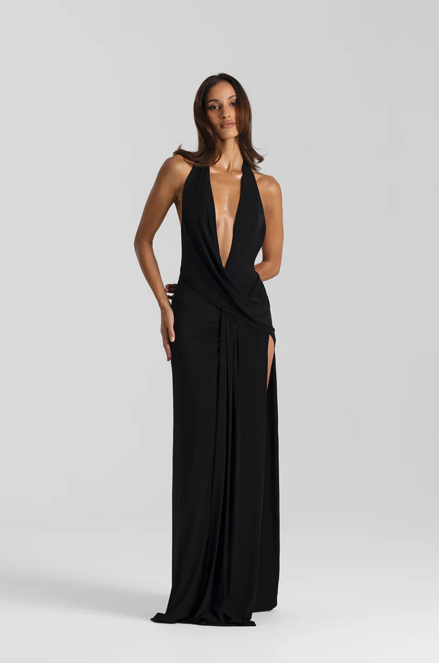 Natalie Rolt Winona Gown -  Black photo 3