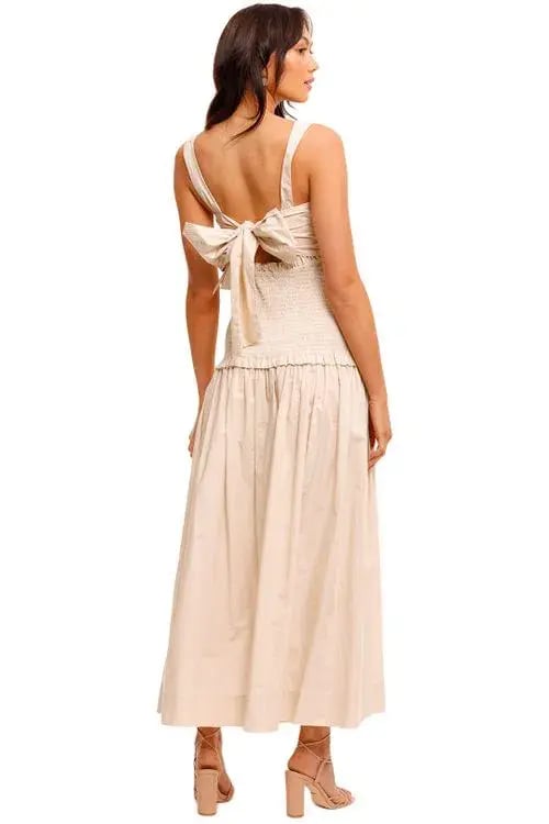 Bec & Bridge Minou Midi Dress in Pumice Size 10 photo 6