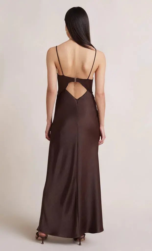Bec & Bridge Hazel Maxi Dress In Chocolate Size 6 photo 3