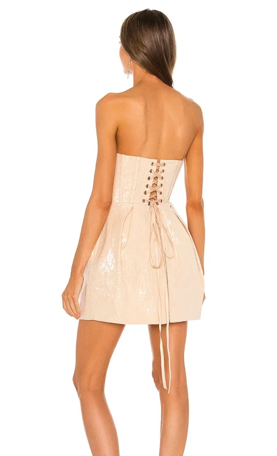 Bronx and Banco Maraya Corset Dress Cream Size S/Au 8 photo 4