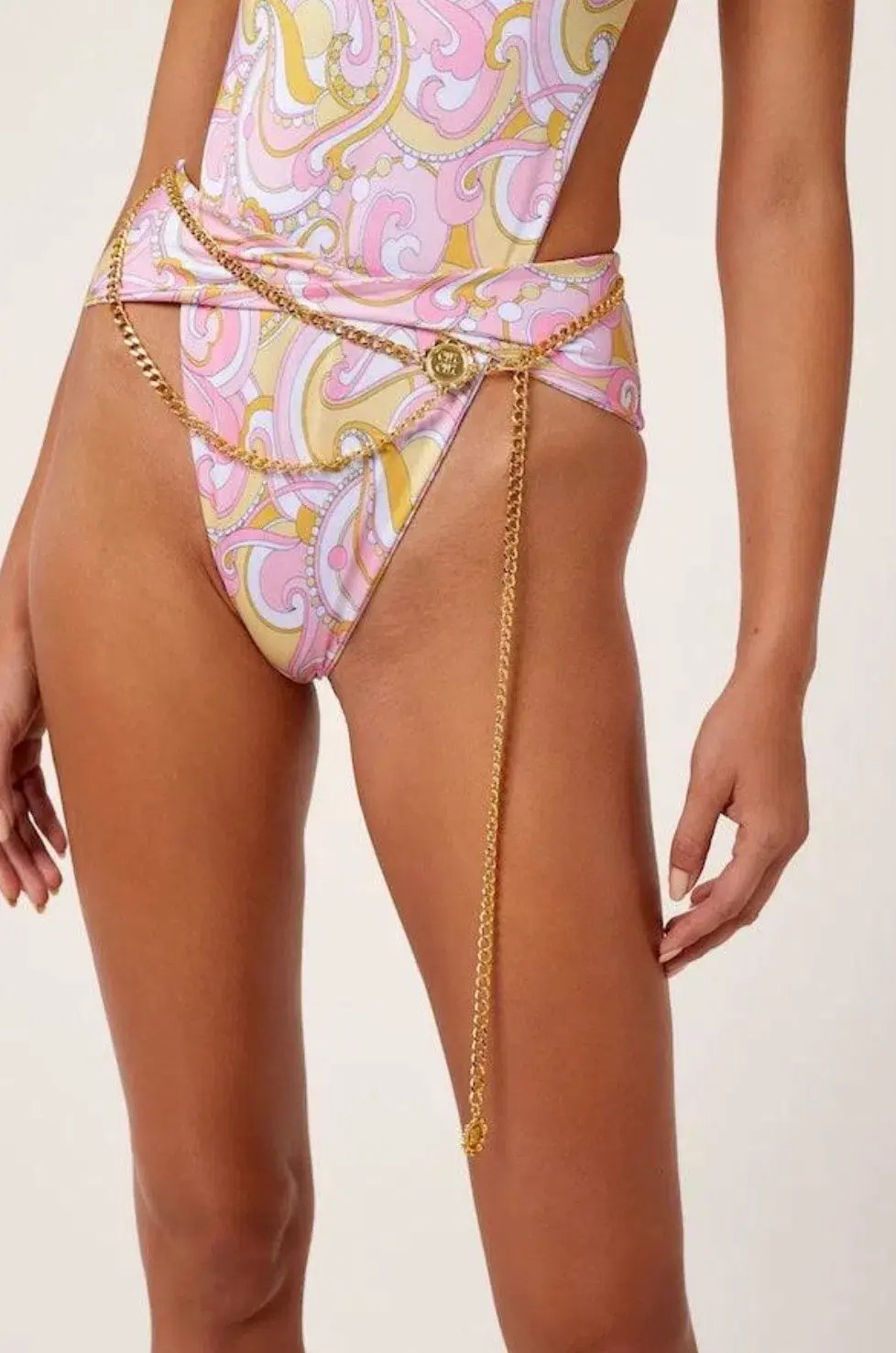 Cin Cin Charm Belt Gold One Size photo 5