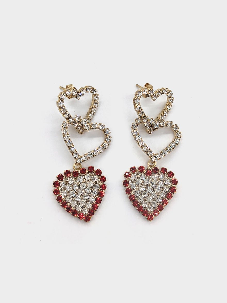 Rosantica Crystal heart earrings photo 4