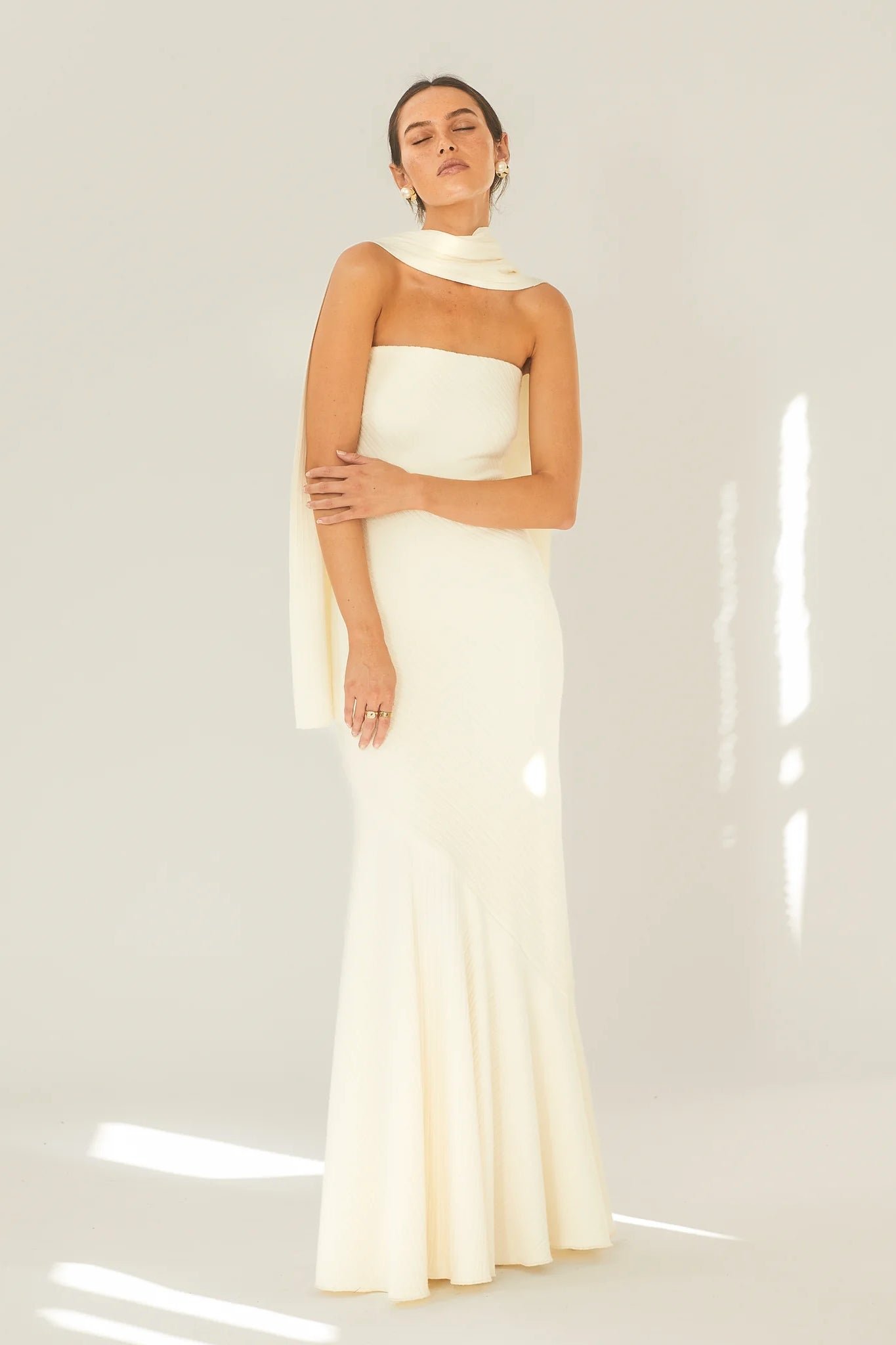 ARCINA ORI JULIANA DRESS - IVORY photo 2