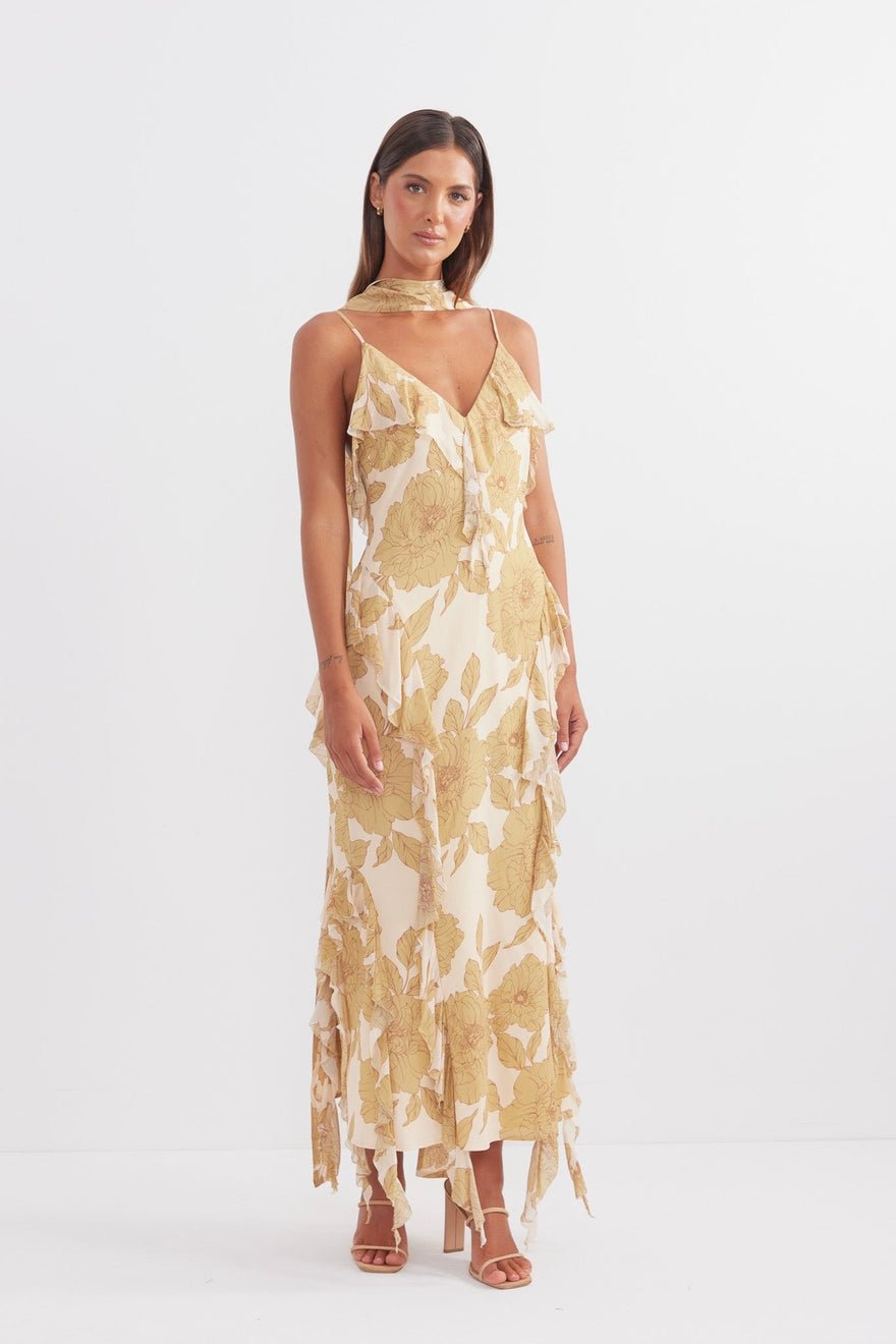 Pasduchas Darling Cascade Midi - Golden photo 4