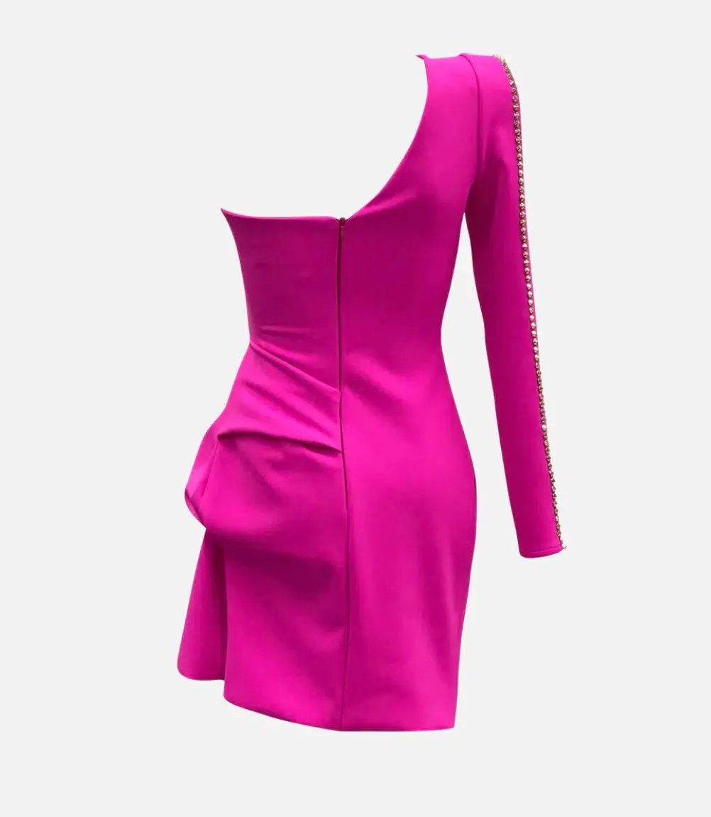 Meraki Izar Neon Dress Pink Size 8 photo 3