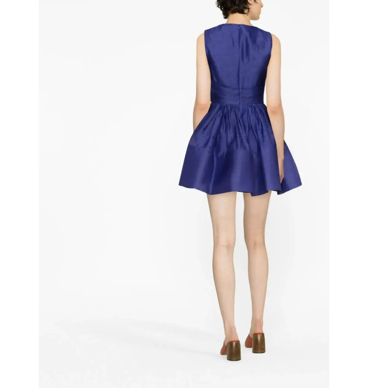 Zimmermann Tama V Neck Mini Dress Blue Size 1 / AU 10 photo 2