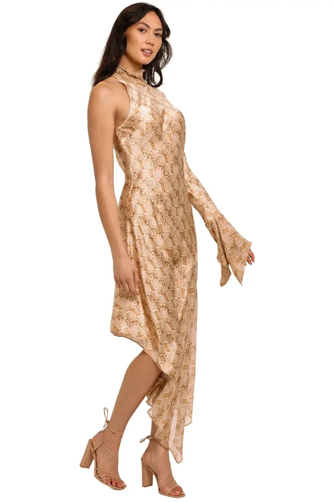 Bec and Bridge Anaconda Midi Dress Print Size 8 photo 2