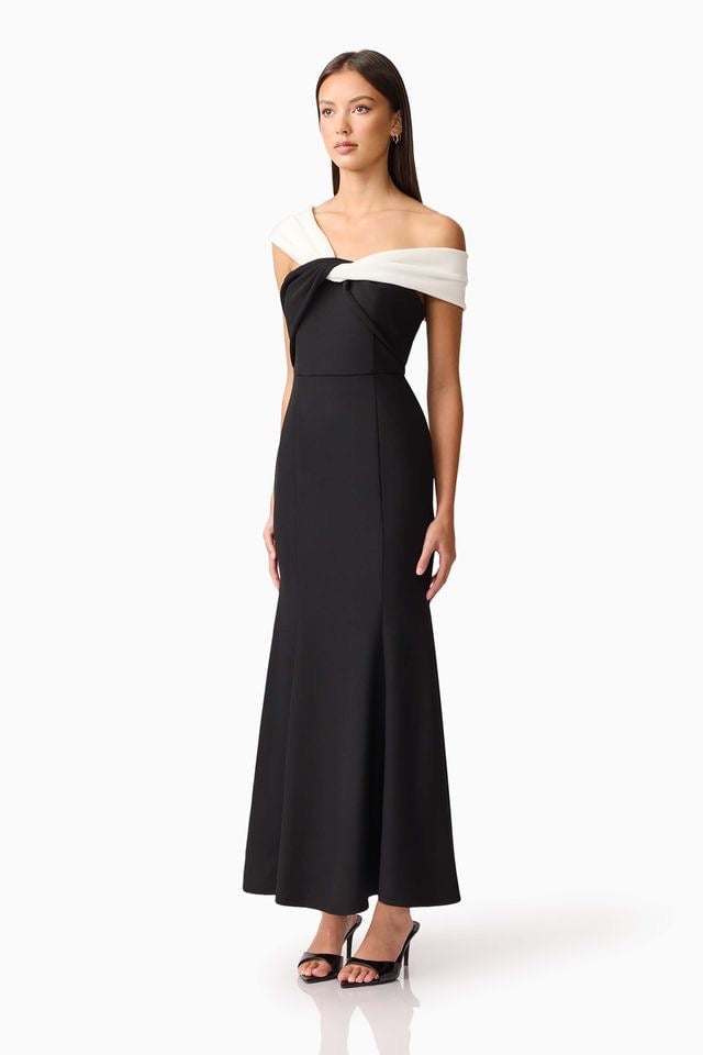 Elliatt Ruby Gown - Black White photo 2