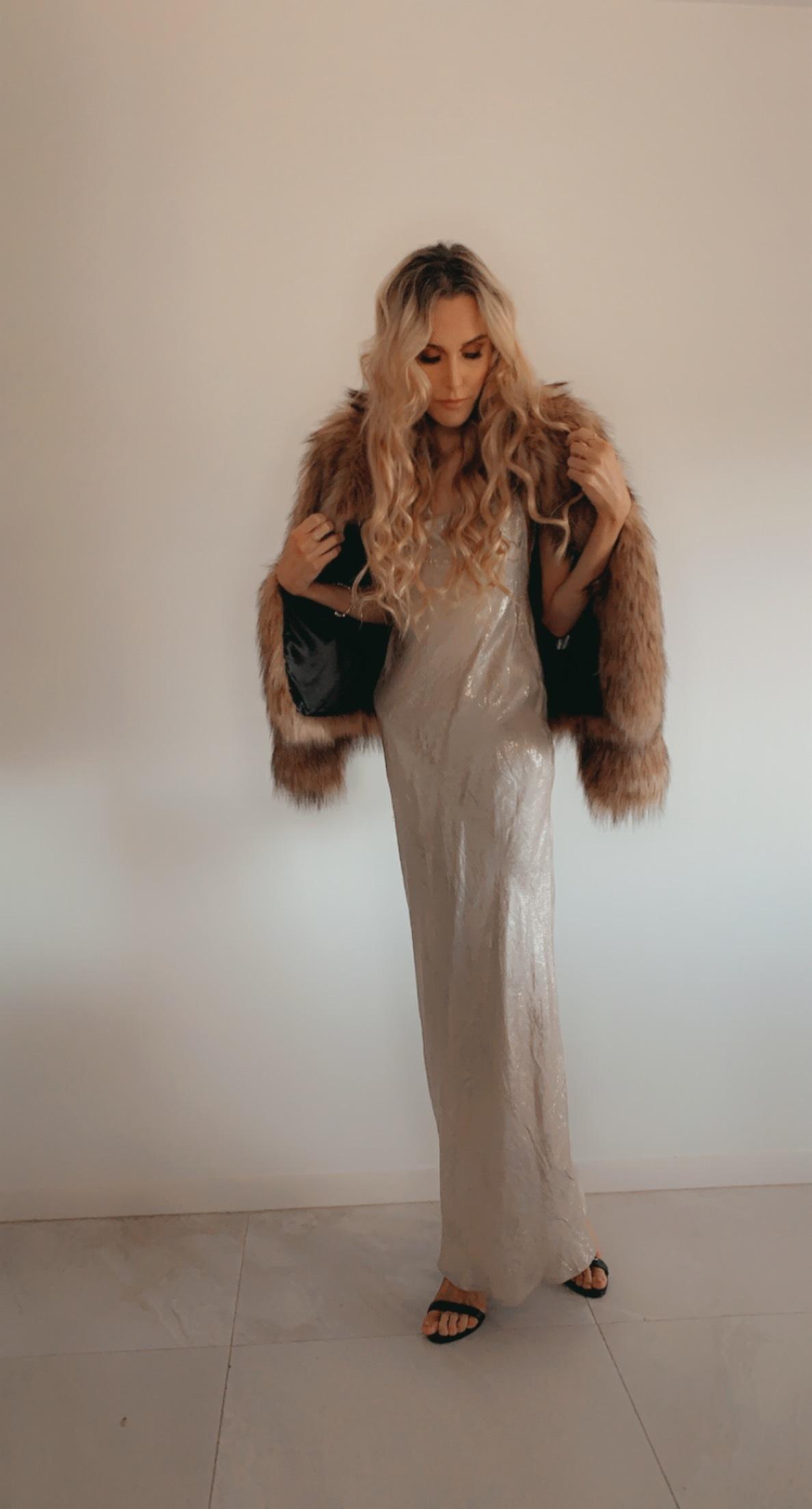 Unreal Fur Delish Jacket Mocha Brown Size 6 photo 3
