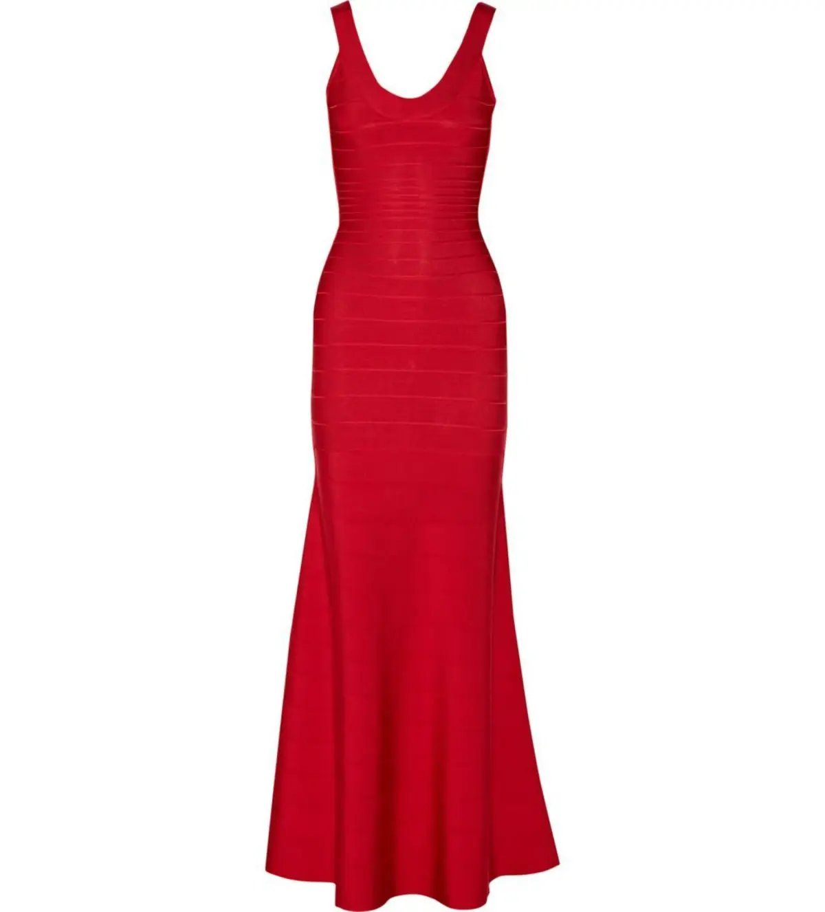 Herve Leger Ellen Bandage Gown Red Size XS/AU 6 photo 4
