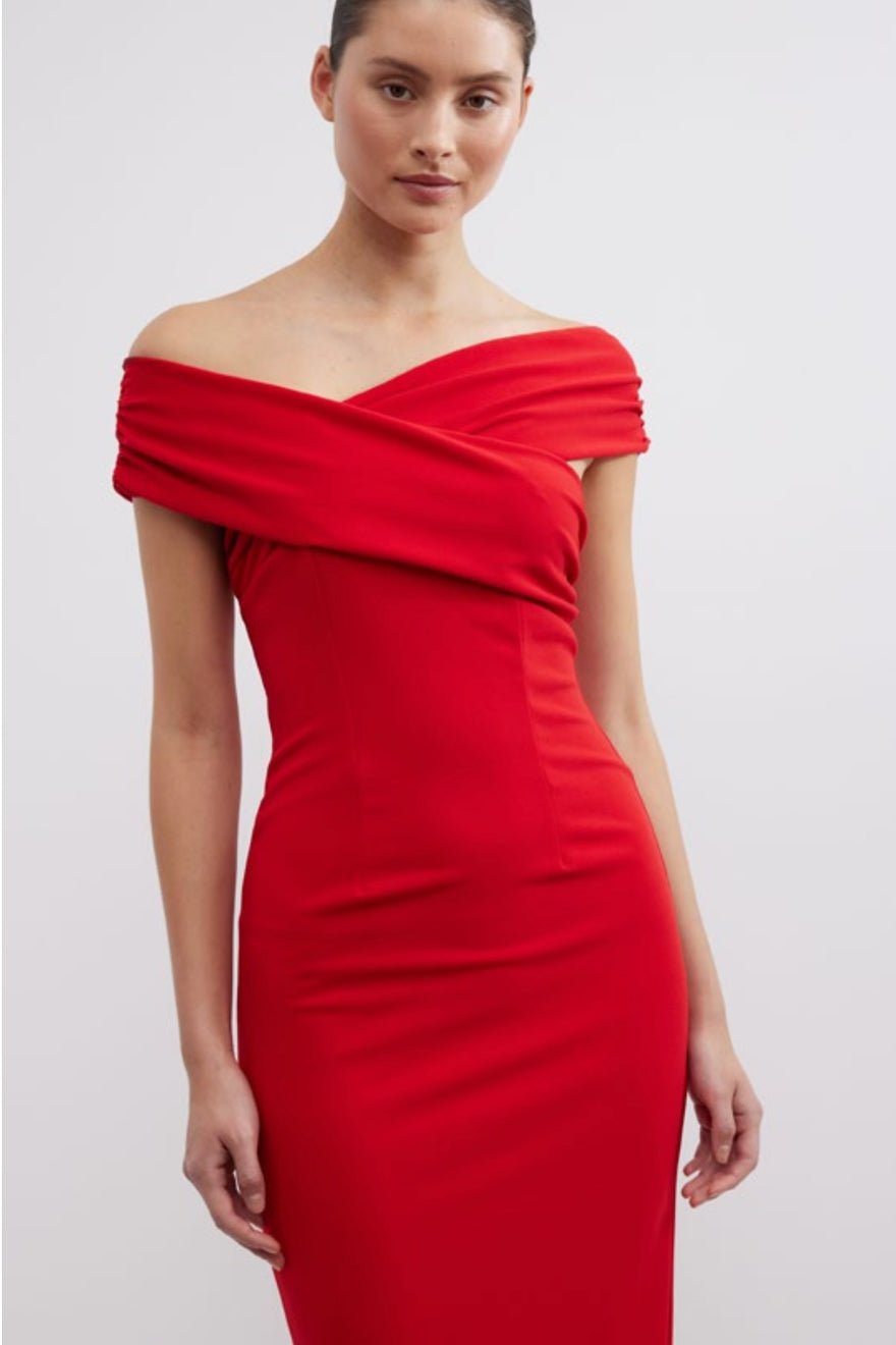 Pasduchas Feliz Midi Dress - Cranberry photo 4