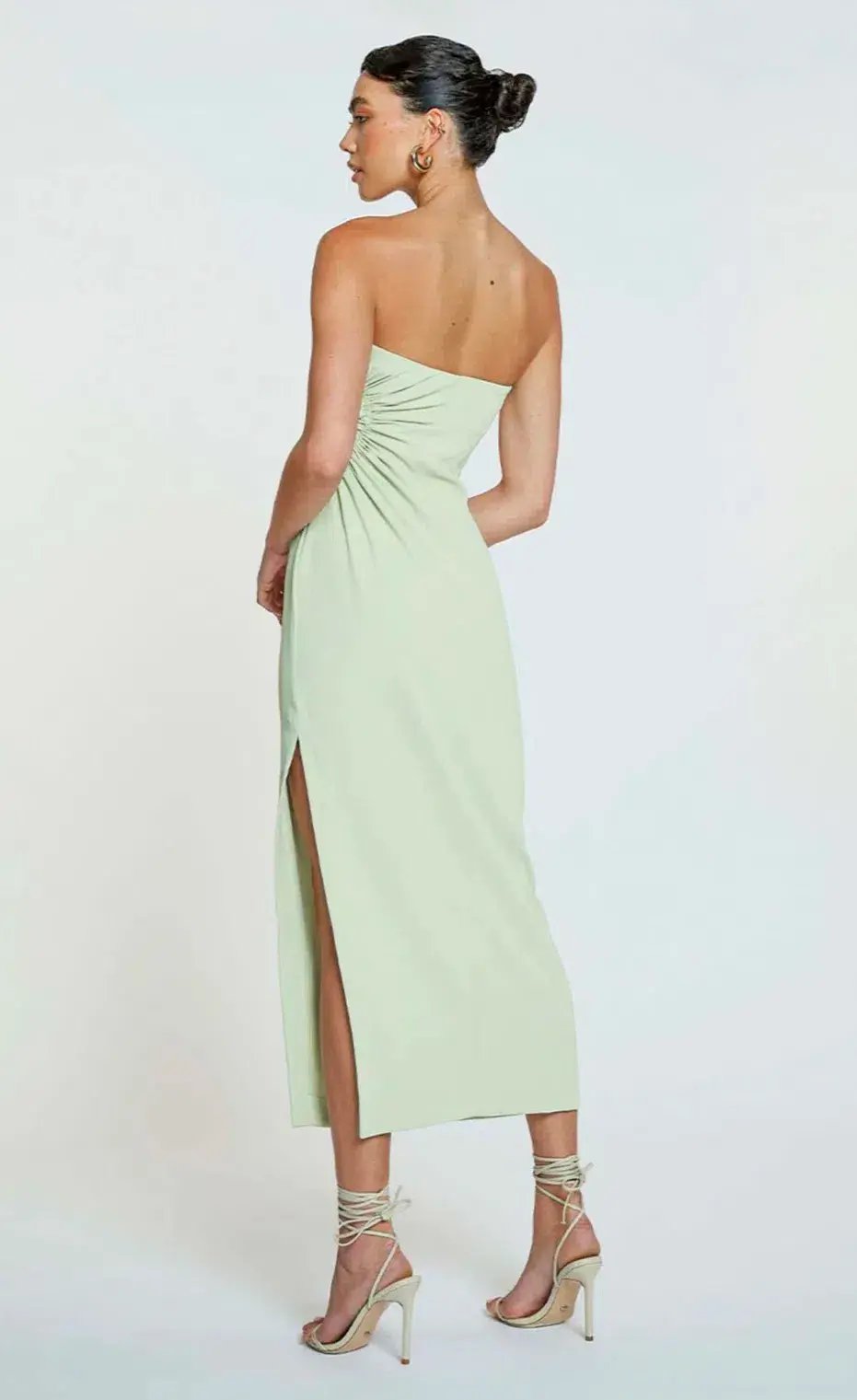 By Johnny Selena Strapless Dress Green Size 8 / S photo 2